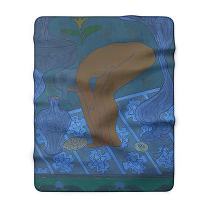 Ranson, Paul - The Blue Bather (1891) - Sherpa Fleece Blanket