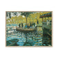 Monet, Claude - La Grenouillere (1869) - Matte Canvas, Framed