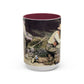 Courbet, Gustave - The Stone Breakers (1850) - Colorful Accent Mugs