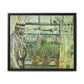 Morisot, Berthe - Eugene Manet on the Isle of Wight (1875) - Matte Canvas, Framed