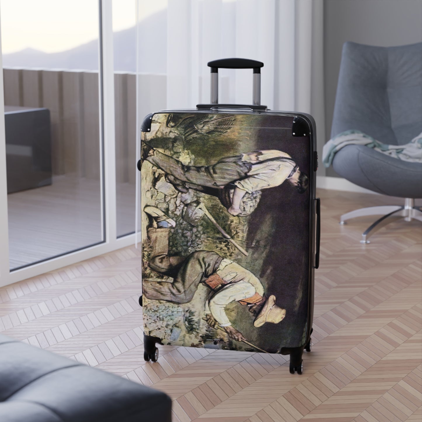 Courbet, Gustave - The Stone Breakers (1850) - Suitcase