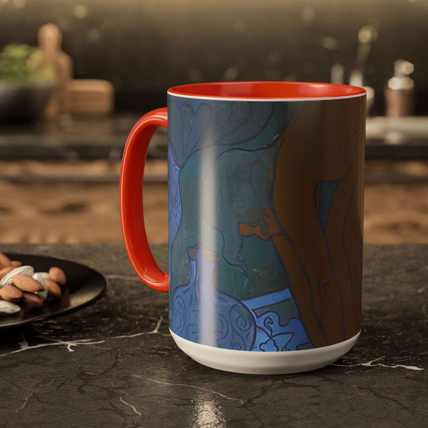 Ranson, Paul - The Blue Bather (1891) - Colorful Accent Mugs