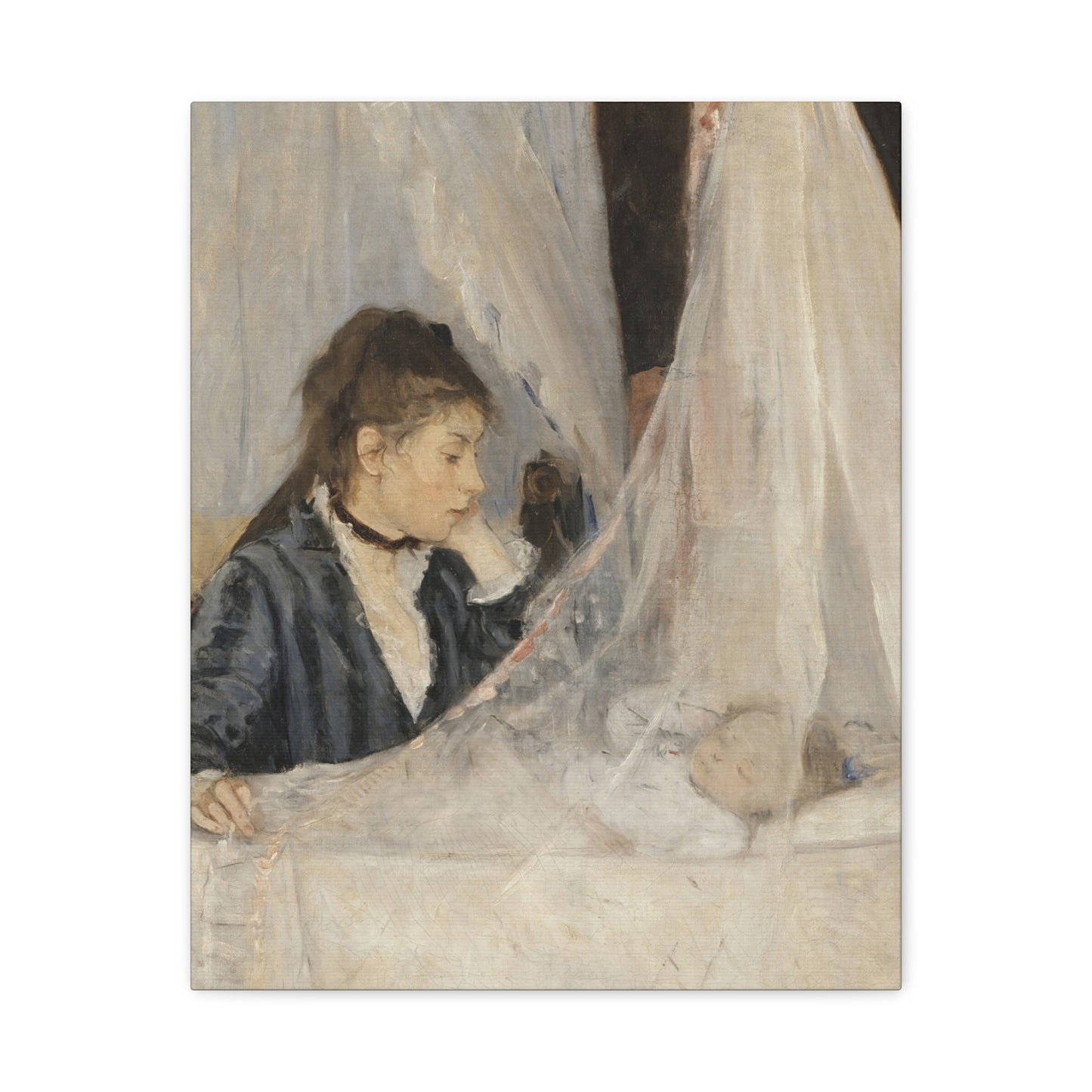 Morisot, Berthe - The Cradle (1872) - Canvas Block, unframed