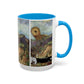 Redon, Odilon - The Cyclops (1914) - Colorful Accent Mugs