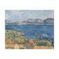 Cézanne, Paul - The Bay of Marseille, Seen from L'Estaque (1885) - Canvas Block, unframed