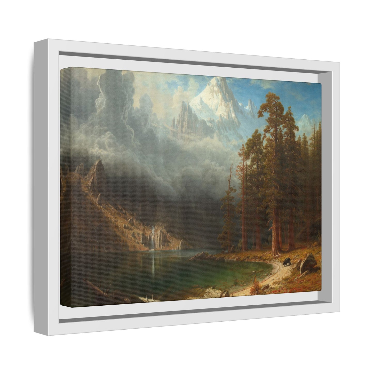 Bierstadt, Albert - Mount Corcoran (1877) - Matte Canvas, Framed