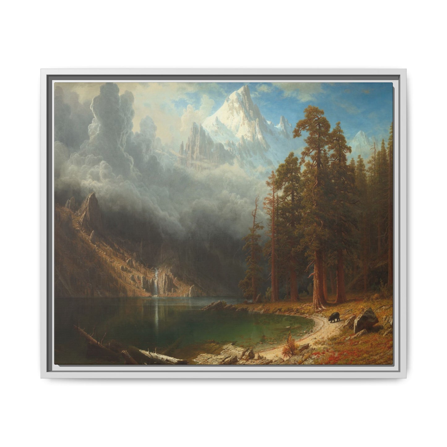 Bierstadt, Albert - Mount Corcoran (1877) - Matte Canvas, Framed