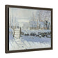 Monet, Claude - The Magpie (1868) - Matte Canvas, Framed