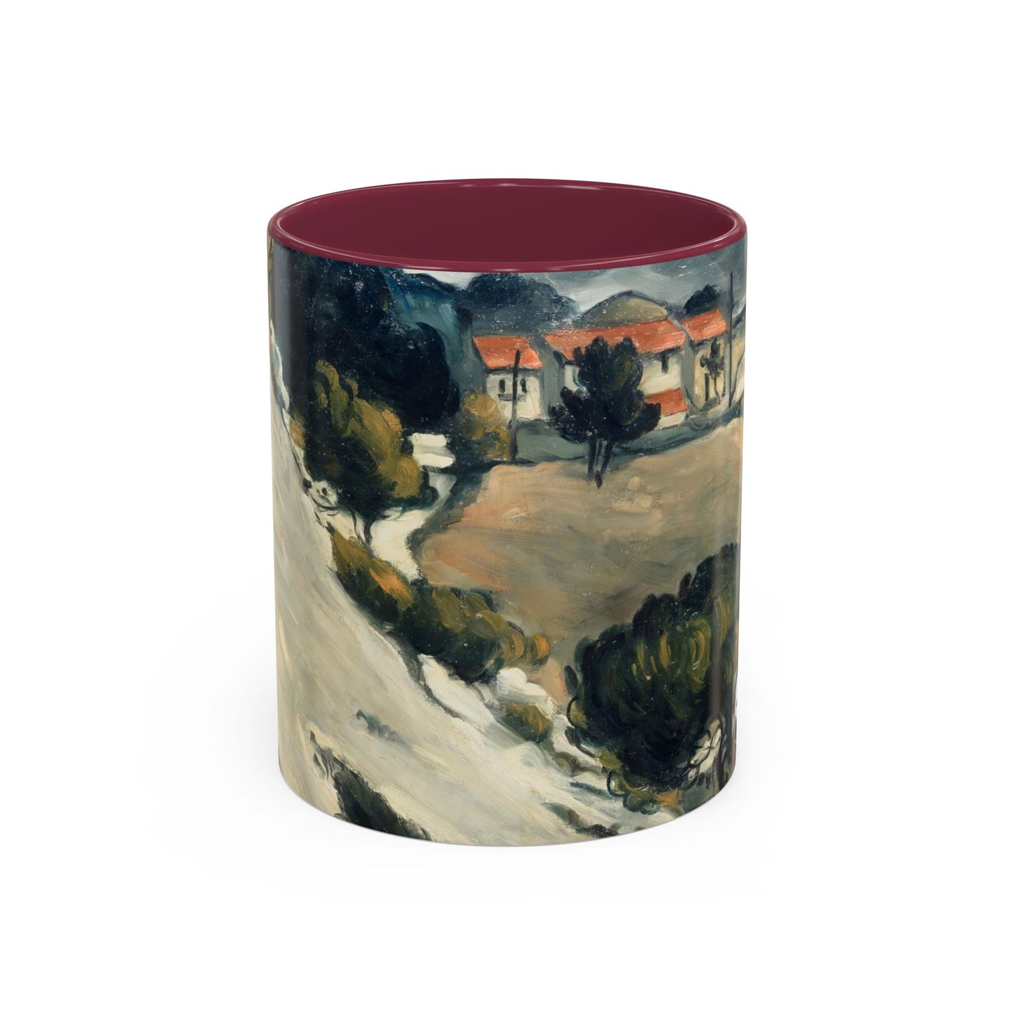 Cézanne, Paul - A Modern Olympia (1874) - Colorful Accent Mugs