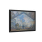 Monet, Claude - Le Gare Saint-Lazare (1877) - Matte Canvas, Framed