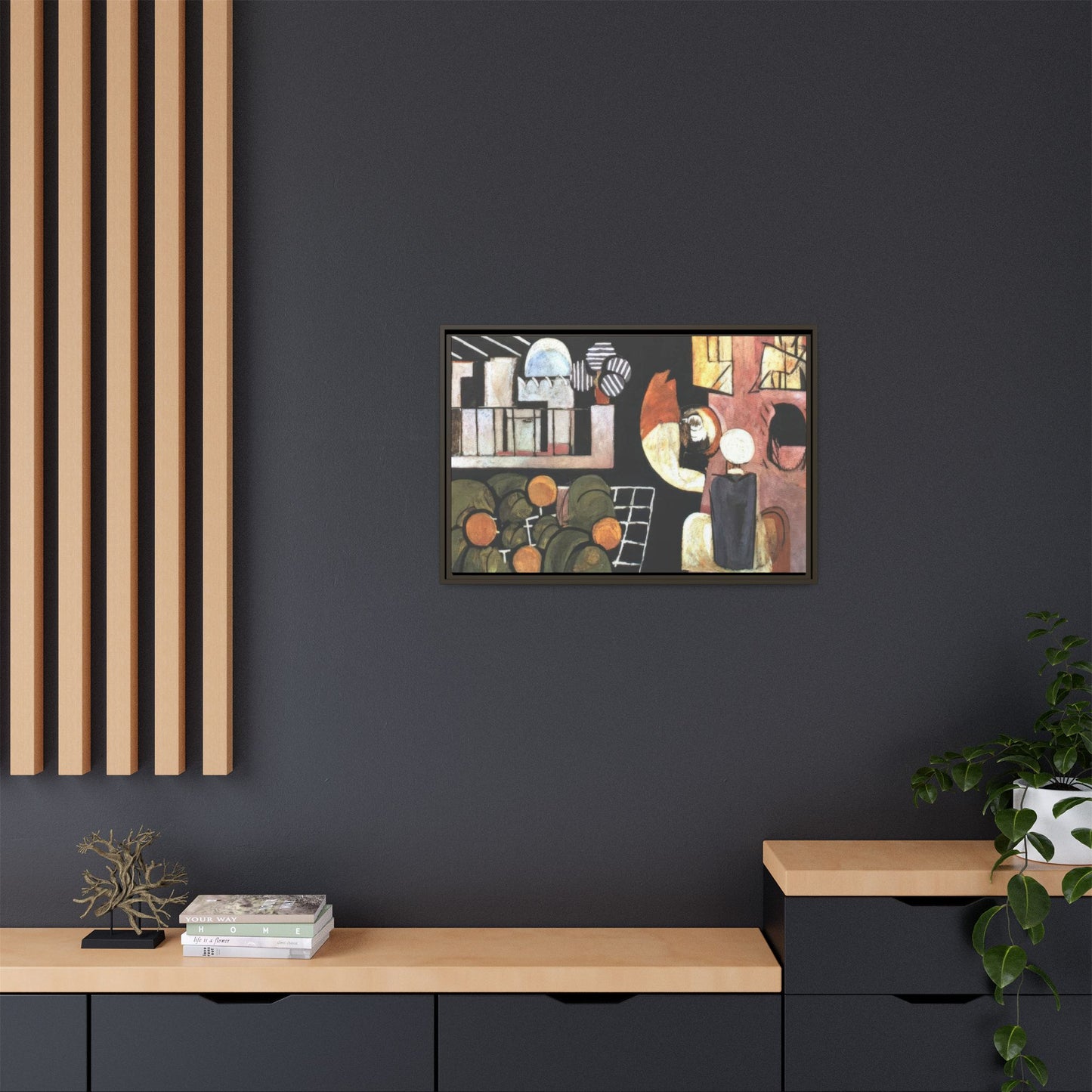 Matisse, Henri - The Moroccans (1916) - Matte Canvas, Framed