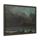 Courbet, Gustave - The Sea (1865) - Matte Canvas, Framed