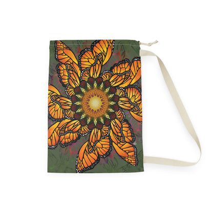 Pacio, Adam - Monarch Butterfly Mandala - Laundry Bag