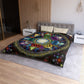 Mystic Jewel Mandala - Microfiber Duvet Cover