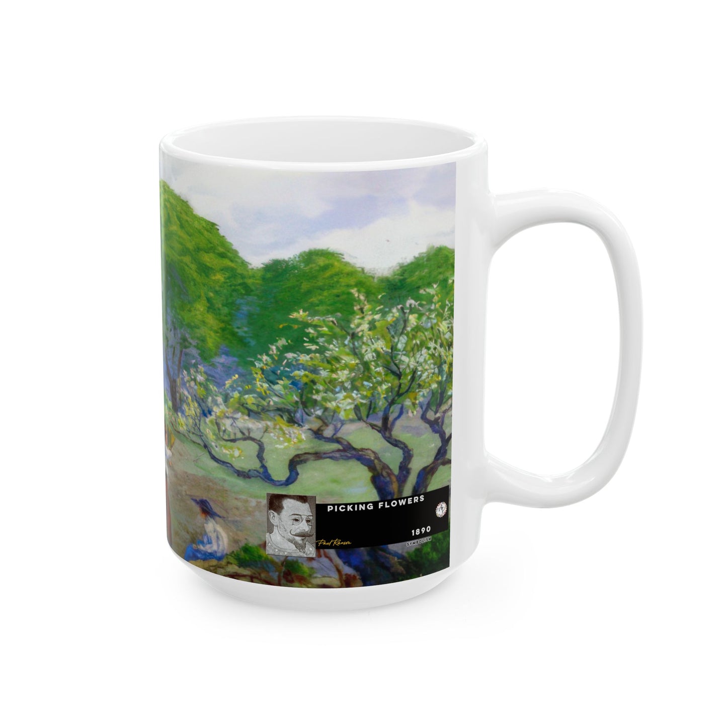 Ranson, Paul - Picking Flowers (1890) - Ceramic Mug