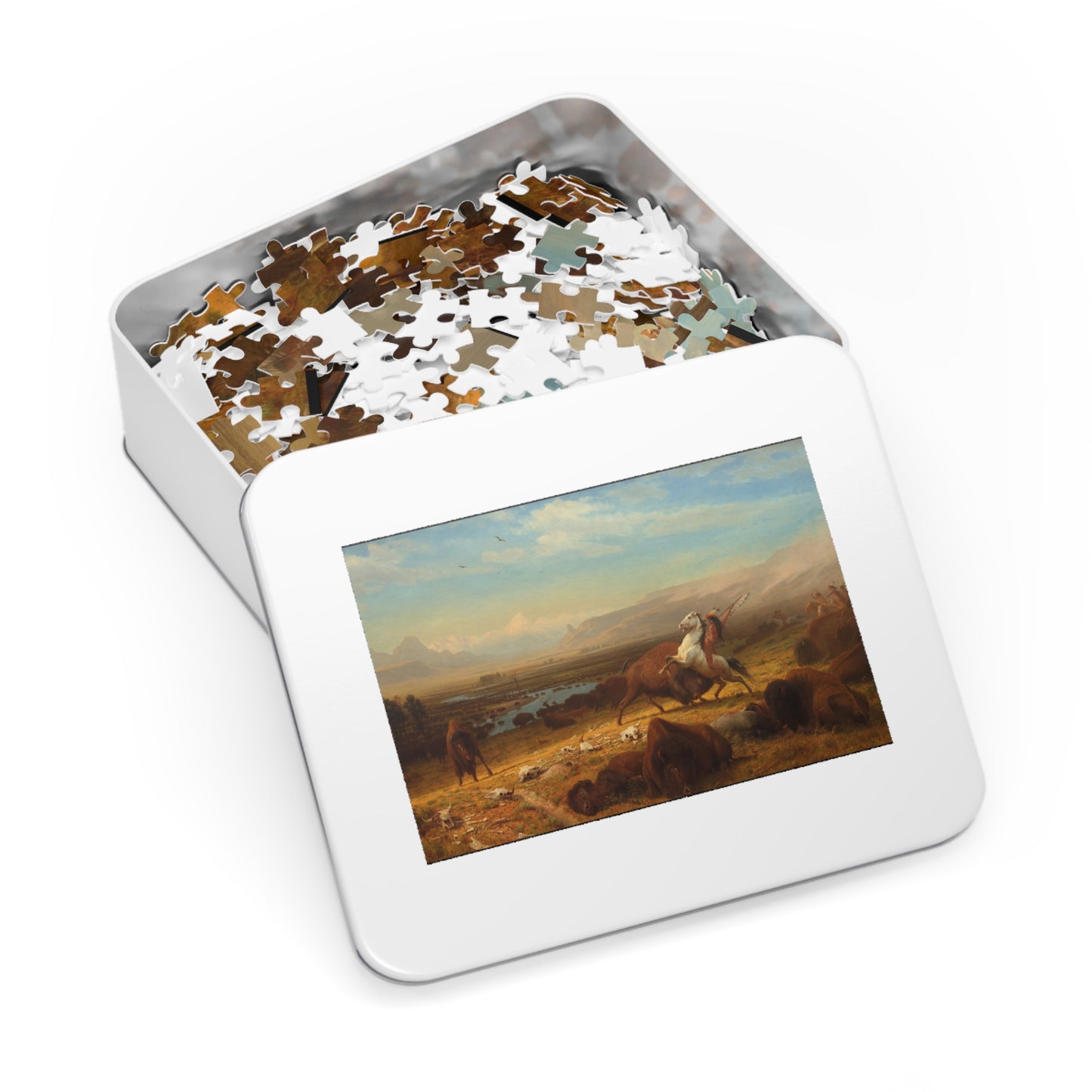 Bierstadt, Albert - The Last of the Buffalo  (1888) - 1000pc Jigsaw Puzzle