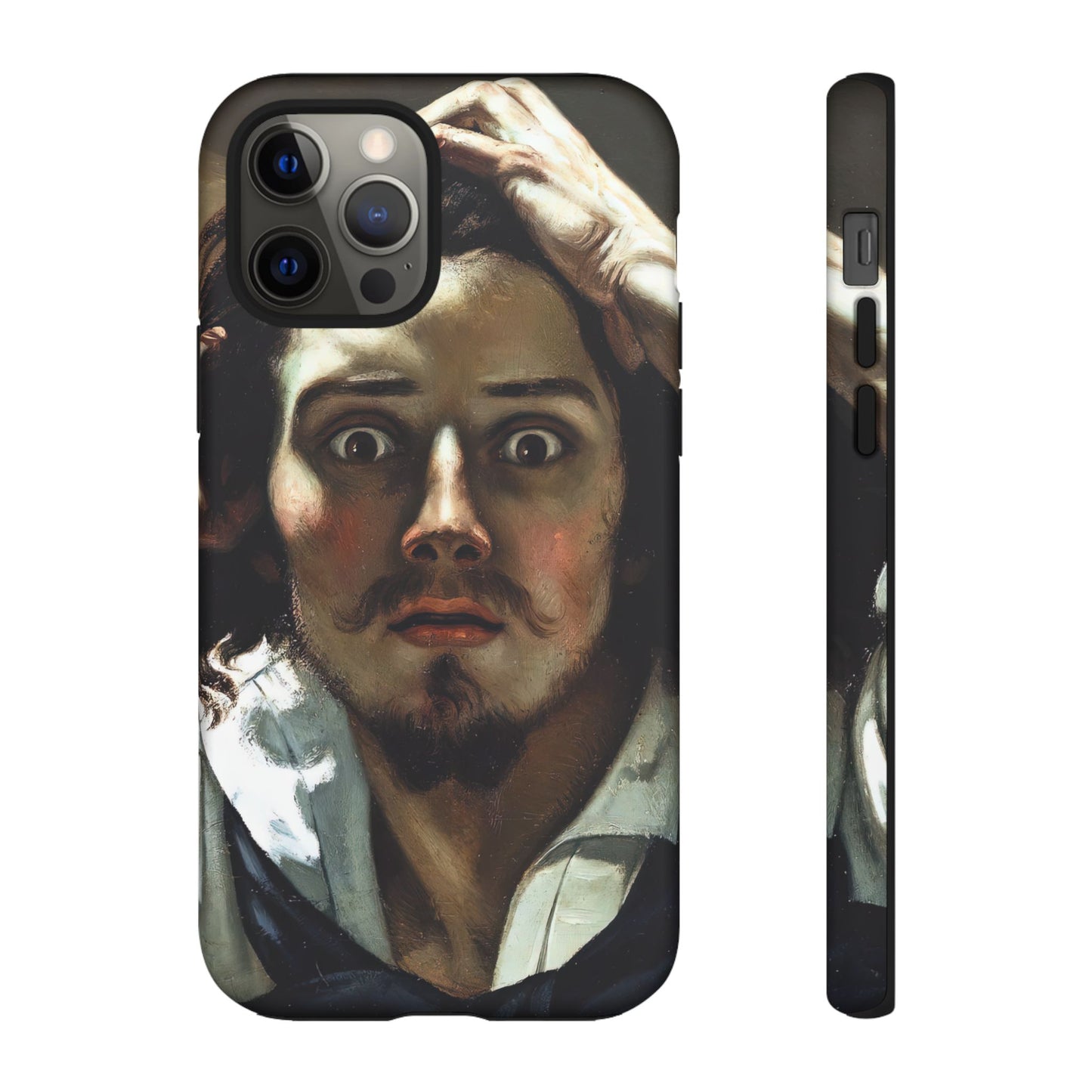 Courbet, Gustave - The Desperate Man (1843) - Tough Phone Cases