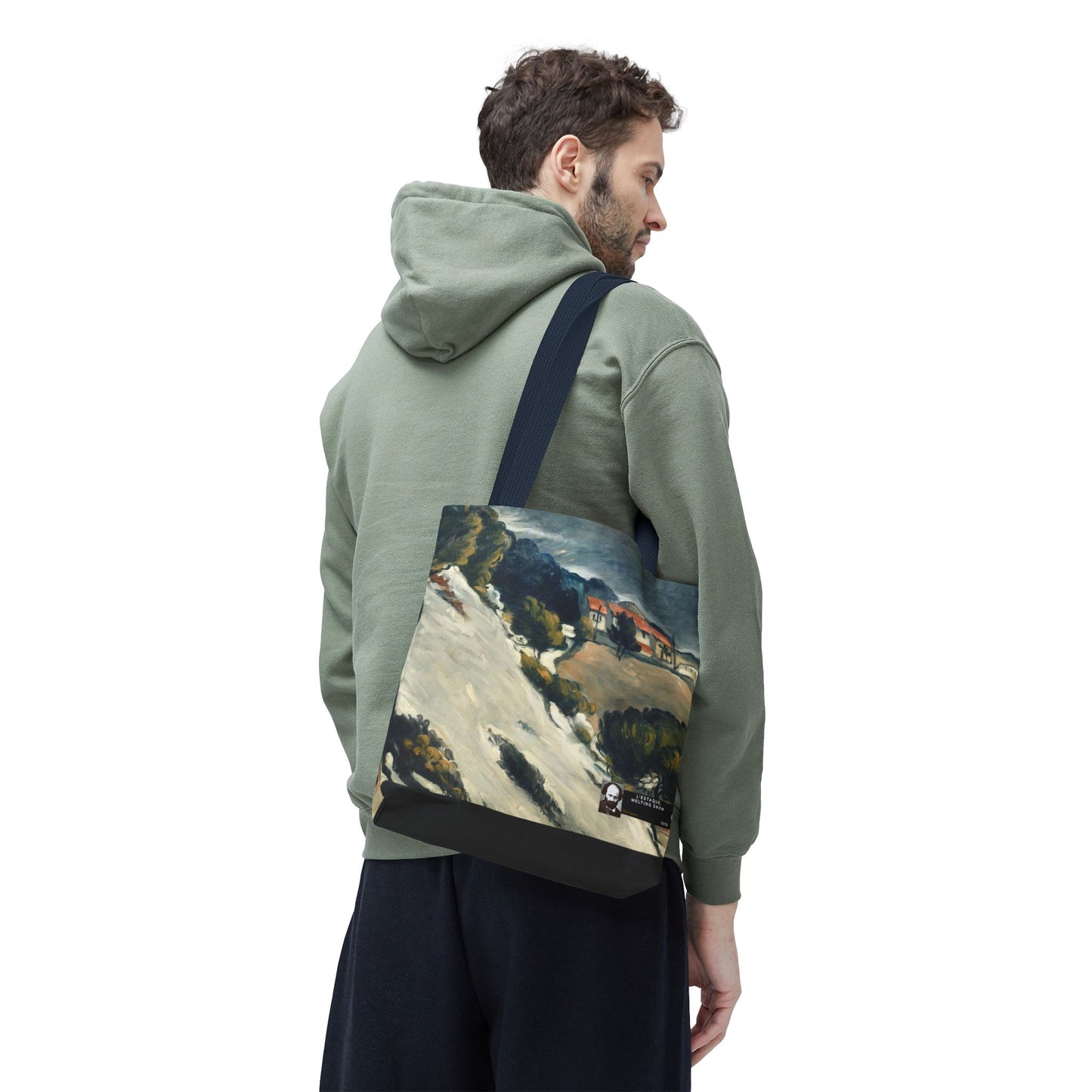 Cézanne, Paul - L’Estaque, Melting Snow (1870) - Tote Bag
