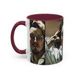 Courbet, Gustave - The Desperate Man (1843) - Colorful Accent Mugs