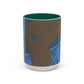 Ranson, Paul - The Blue Bather (1891) - Colorful Accent Mugs