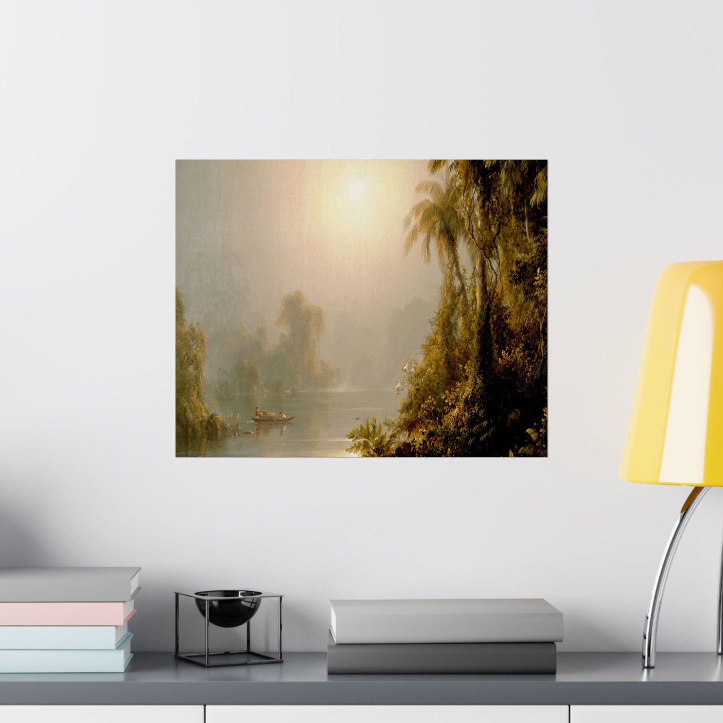 Church, Frederic Edwin - Morning in the Tropics (1858) - Satin Posters