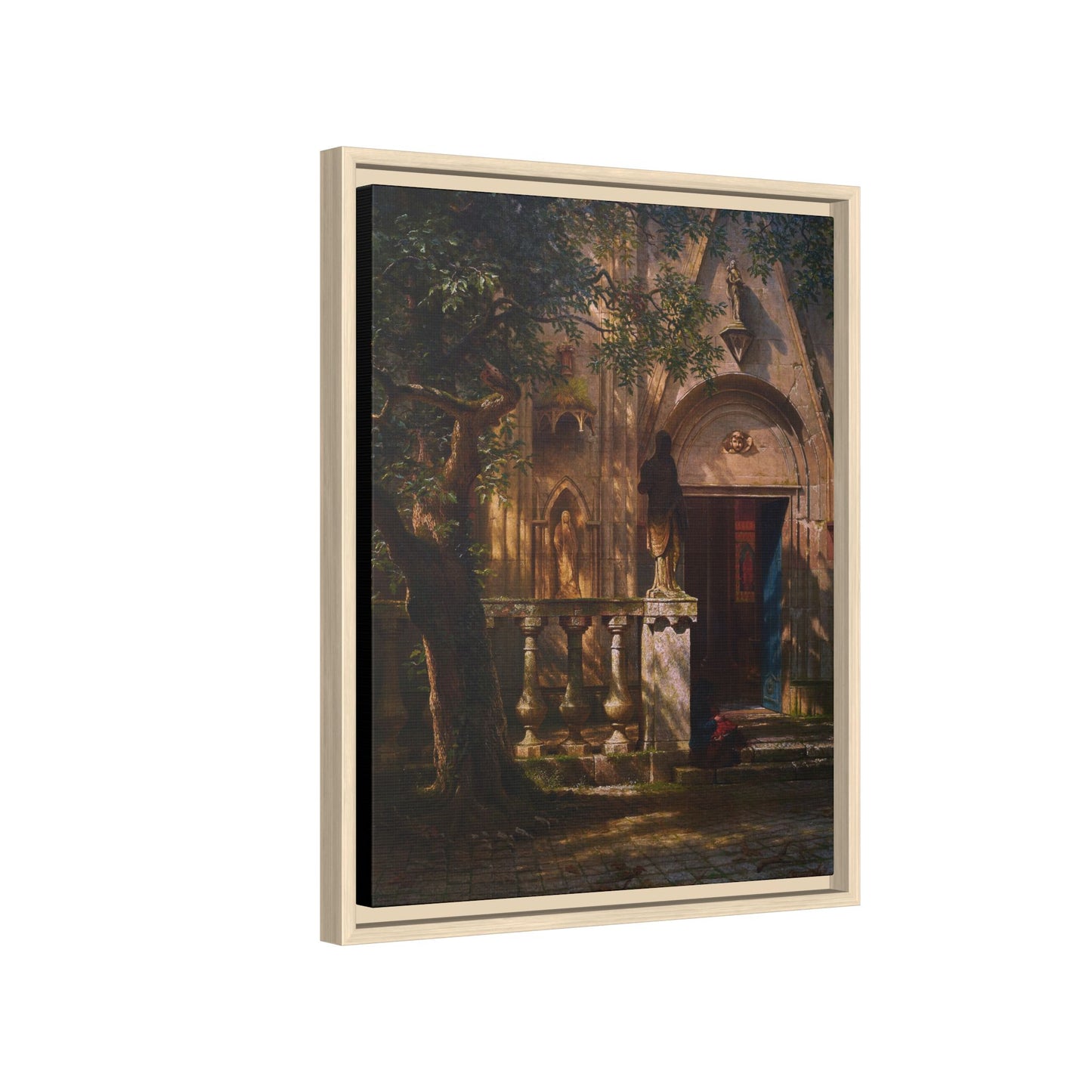 Bierstadt, Albert - Sunlight and Shadow  (1854) - Matte Canvas, Framed