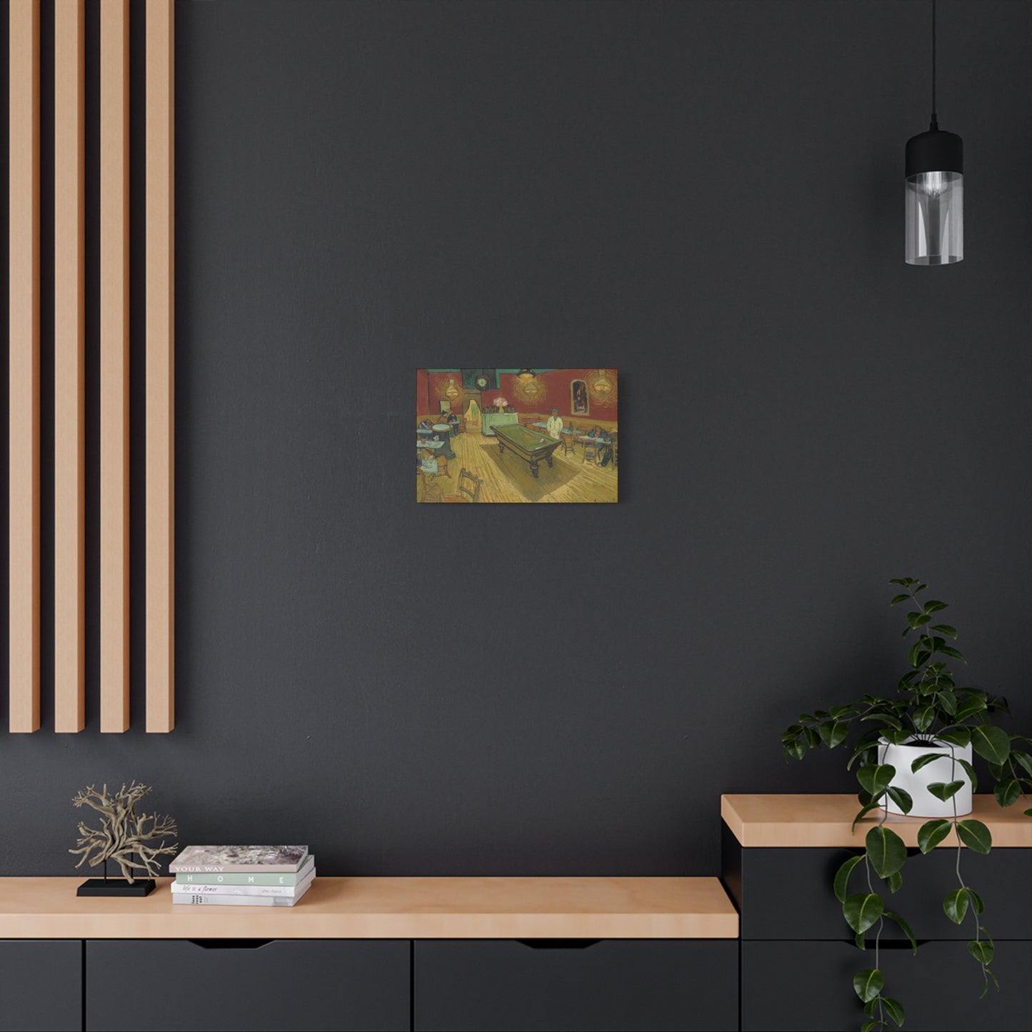 Van Gogh, Vincent - The Night Cafe (1888) - Canvas Block, unframed