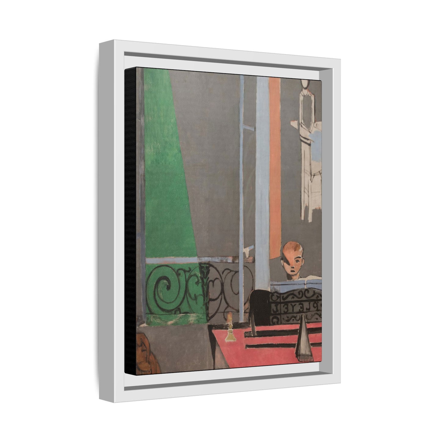 Matisse, Henri - Piano Lesson (1916) - Matte Canvas, Framed