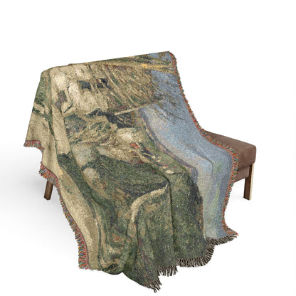 Cézanne, Paul - The House of the Hanged Man, Auvers-sur-Oise (1874) - Woven Blanket