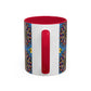 Pacio, Adam - Emerald Arrows Mandala - Colorful Accent Mugs