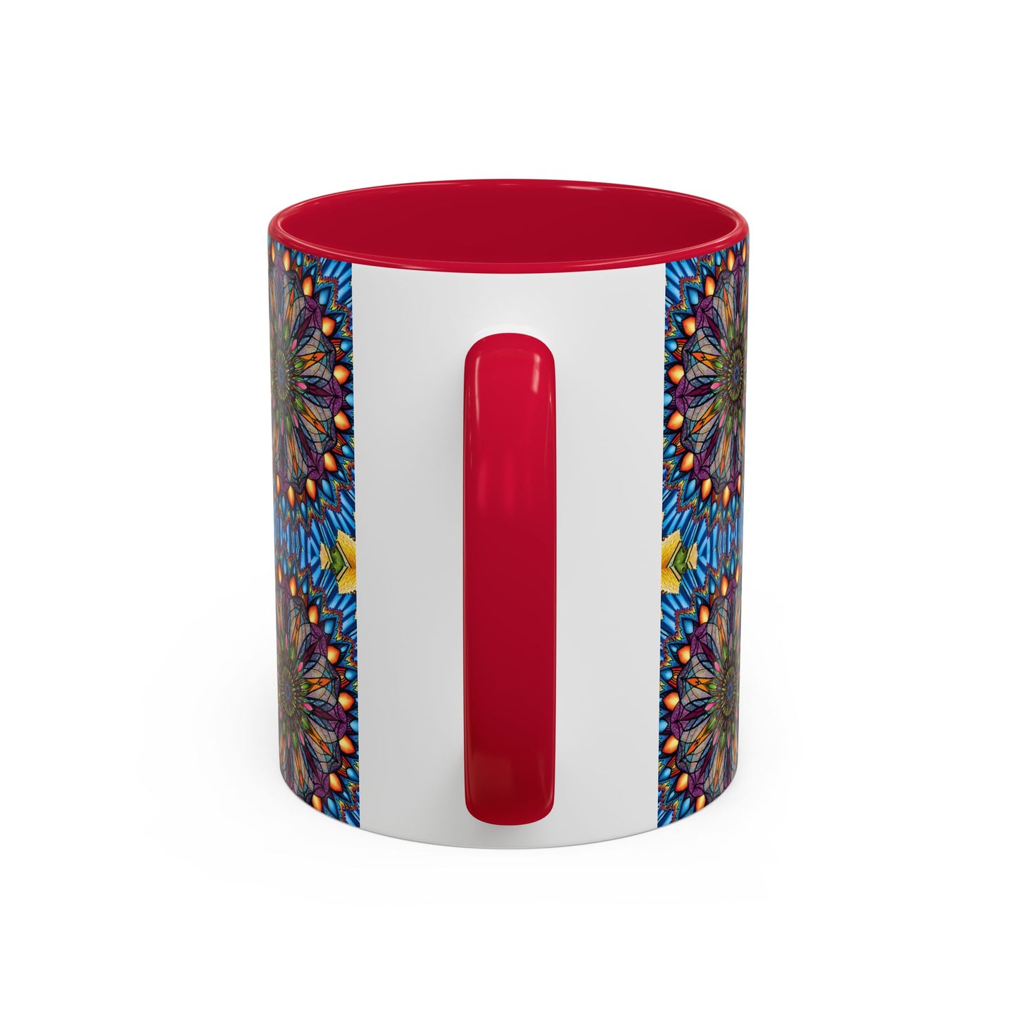 Pacio, Adam - Emerald Arrows Mandala - Colorful Accent Mugs