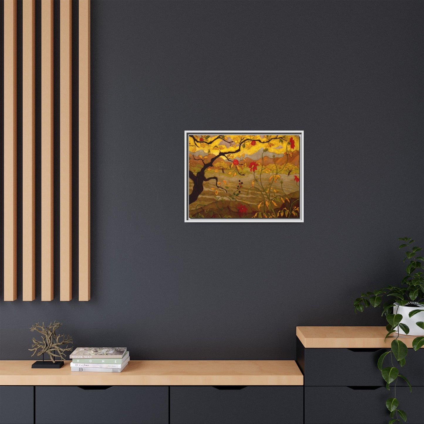 Ranson, Paul - Apple Tree with Red Fruit (1902) - Matte Canvas, Framed