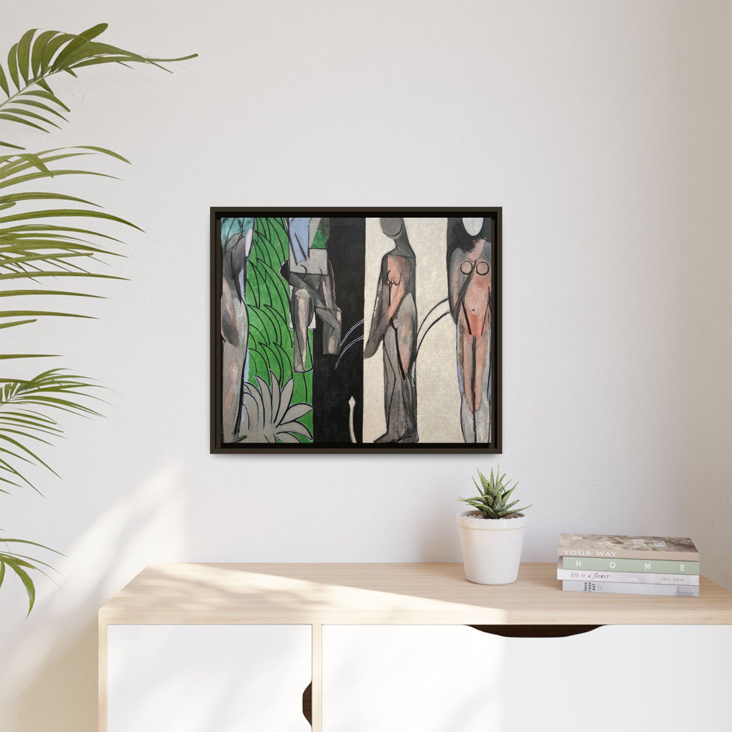 Matisse, Henri - Bathers by a River (1917) - Matte Canvas, Framed