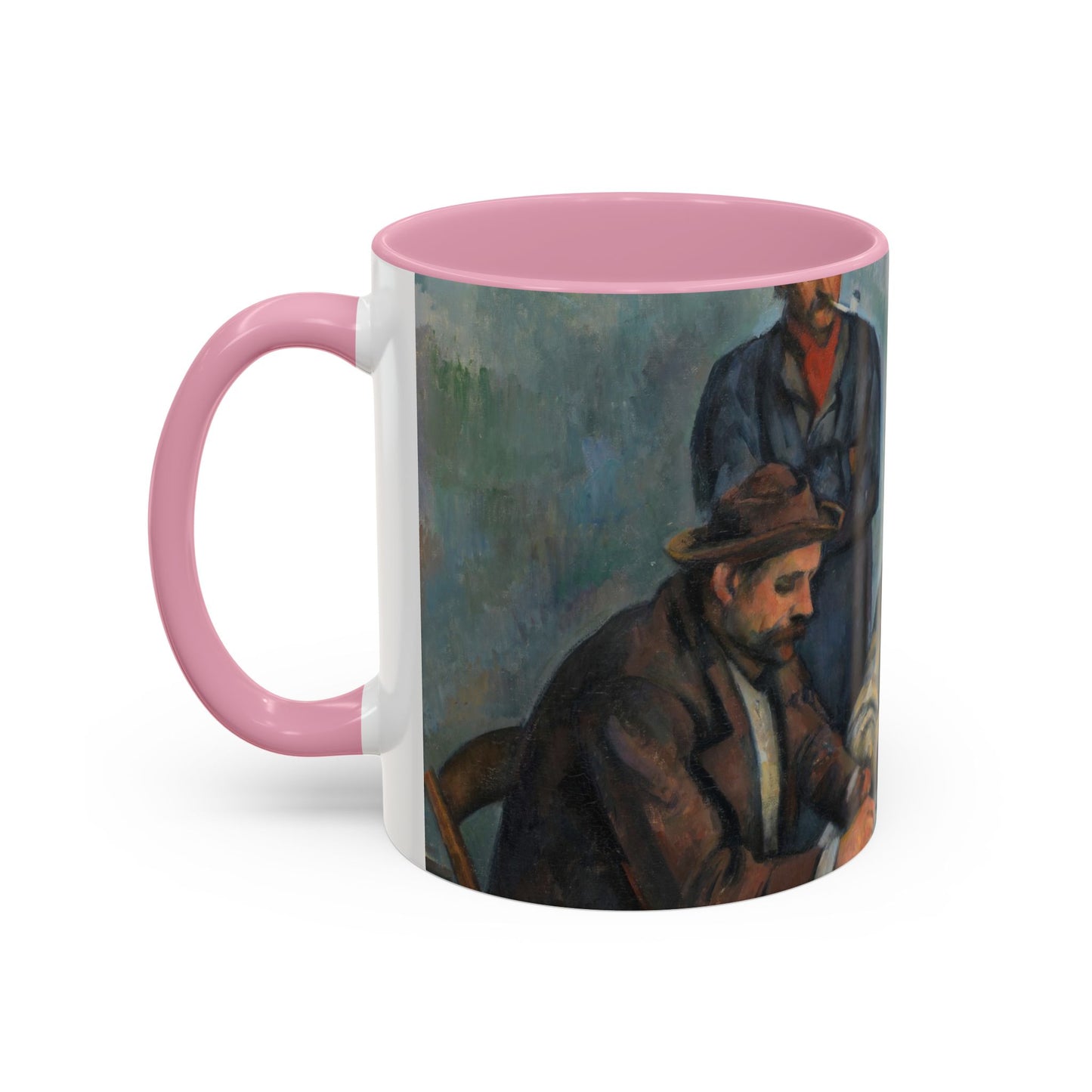 Cézanne, Paul - The Card Players (1892) - Colorful Accent Mugs
