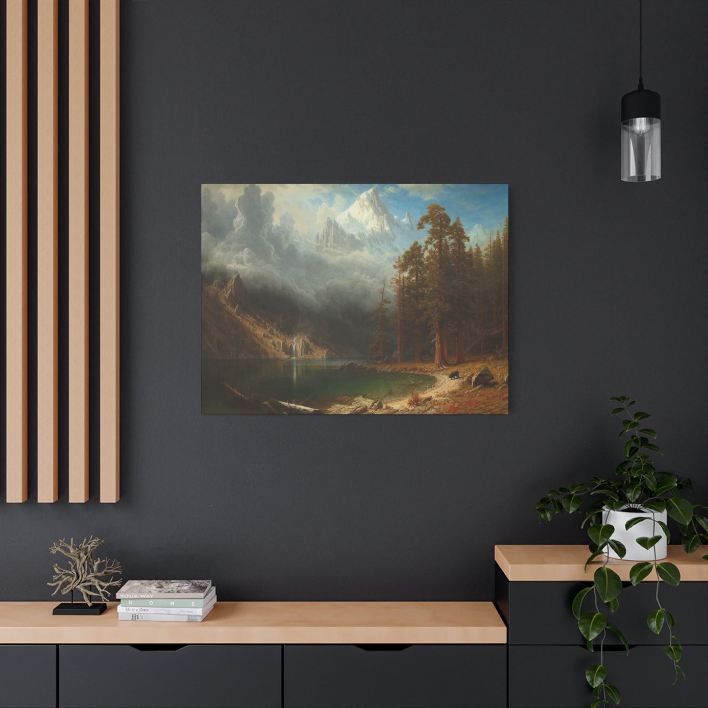 Bierstadt, Albert - Mount Corcoran (1877)- Canvas Block, unframed