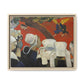 Gauguin, Paul - Vision of the Sermon (Jacob Wrestling with the Angel) (1888) - Matte Canvas, Framed