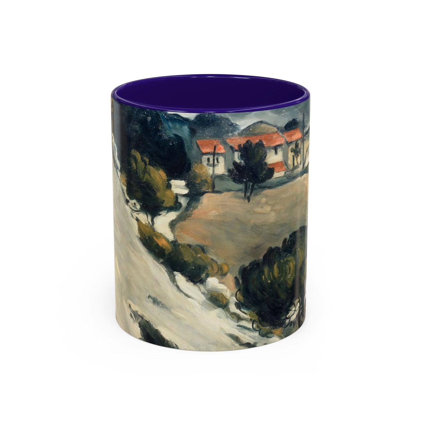 Cézanne, Paul - A Modern Olympia (1874) - Colorful Accent Mugs