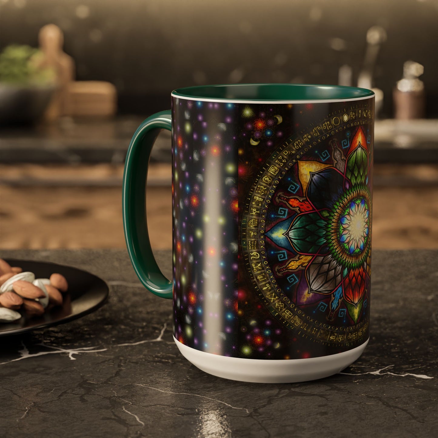 Pacio, Adam - Mystic Jewel Mandala - Colorful Accent Mugs