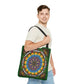 Emerald Arrows Mandala - Tote Bag