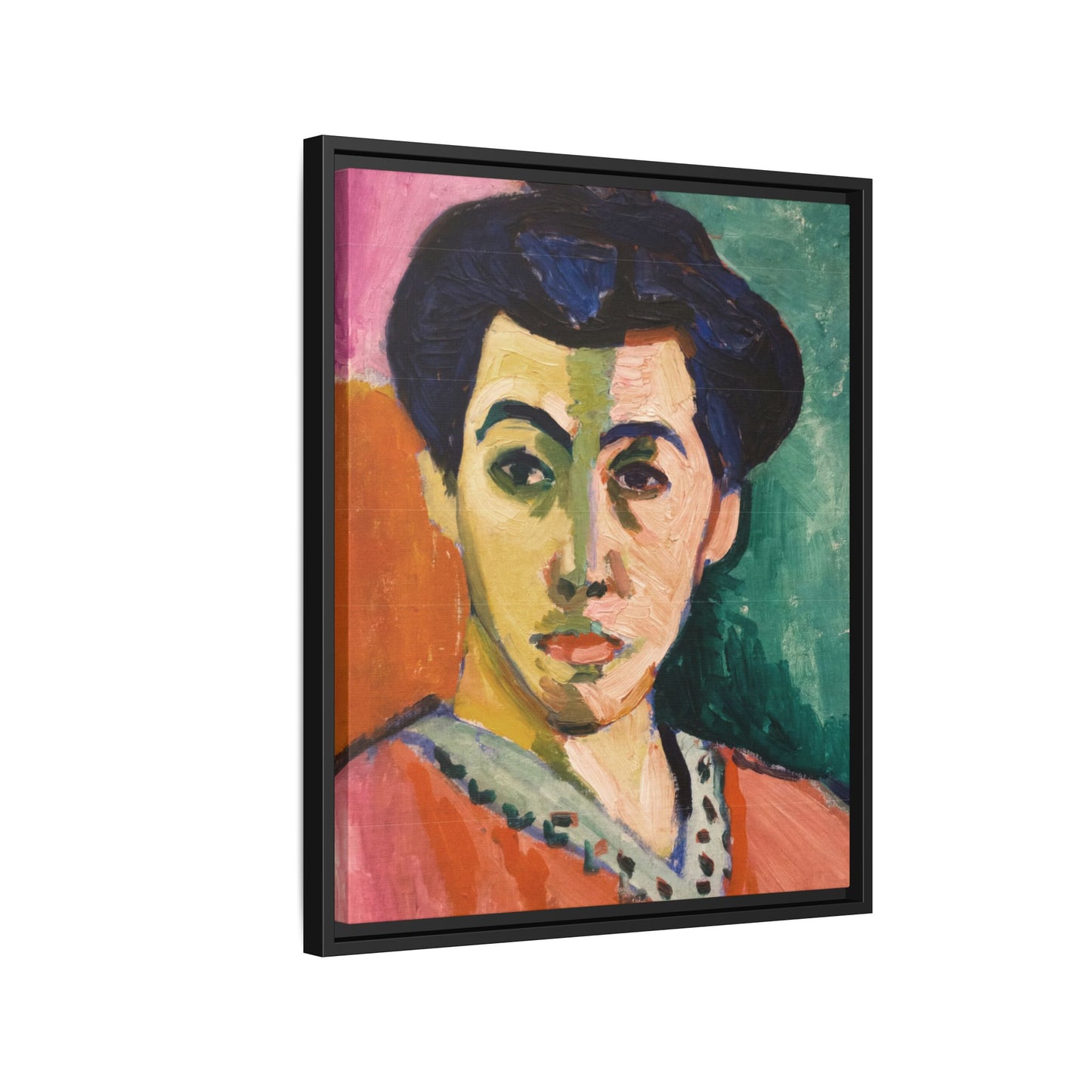 Matisse, Henri - The Green Stripe (1905) - Matte Canvas, Framed