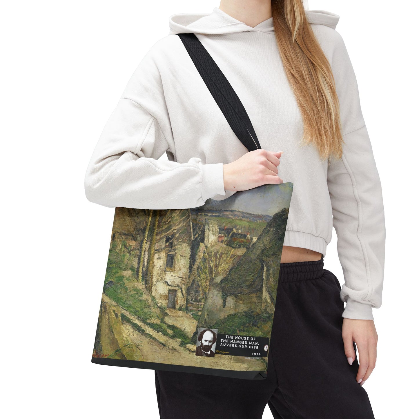 Cézanne, Paul - The House of the Hanged Man, Auvers-sur-Oise (1874) - Tote Bag