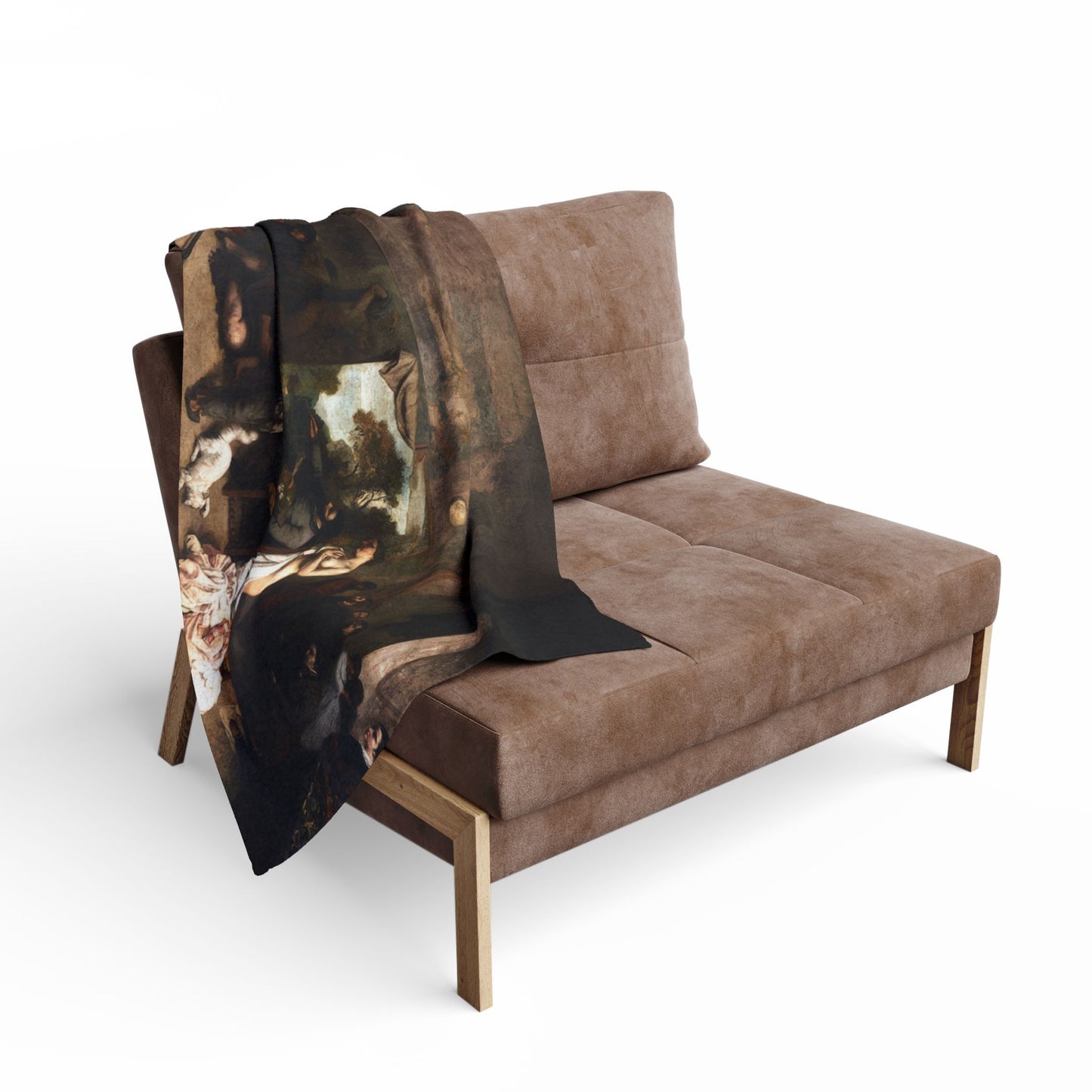 Courbet, Gustave - The Painter’s Studio (1855) - Arctic Fleece Blanket