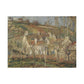 Pissarro, Camille - Red Roofs, Corner of a Village in Winter (1877) - Canvas Block, unframed