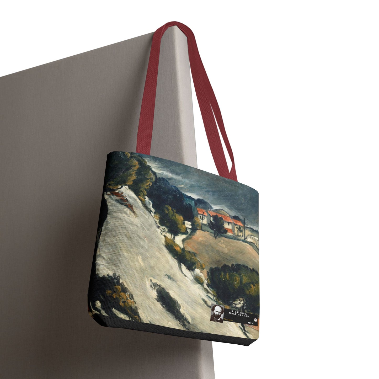Cézanne, Paul - L’Estaque, Melting Snow (1870) - Tote Bag