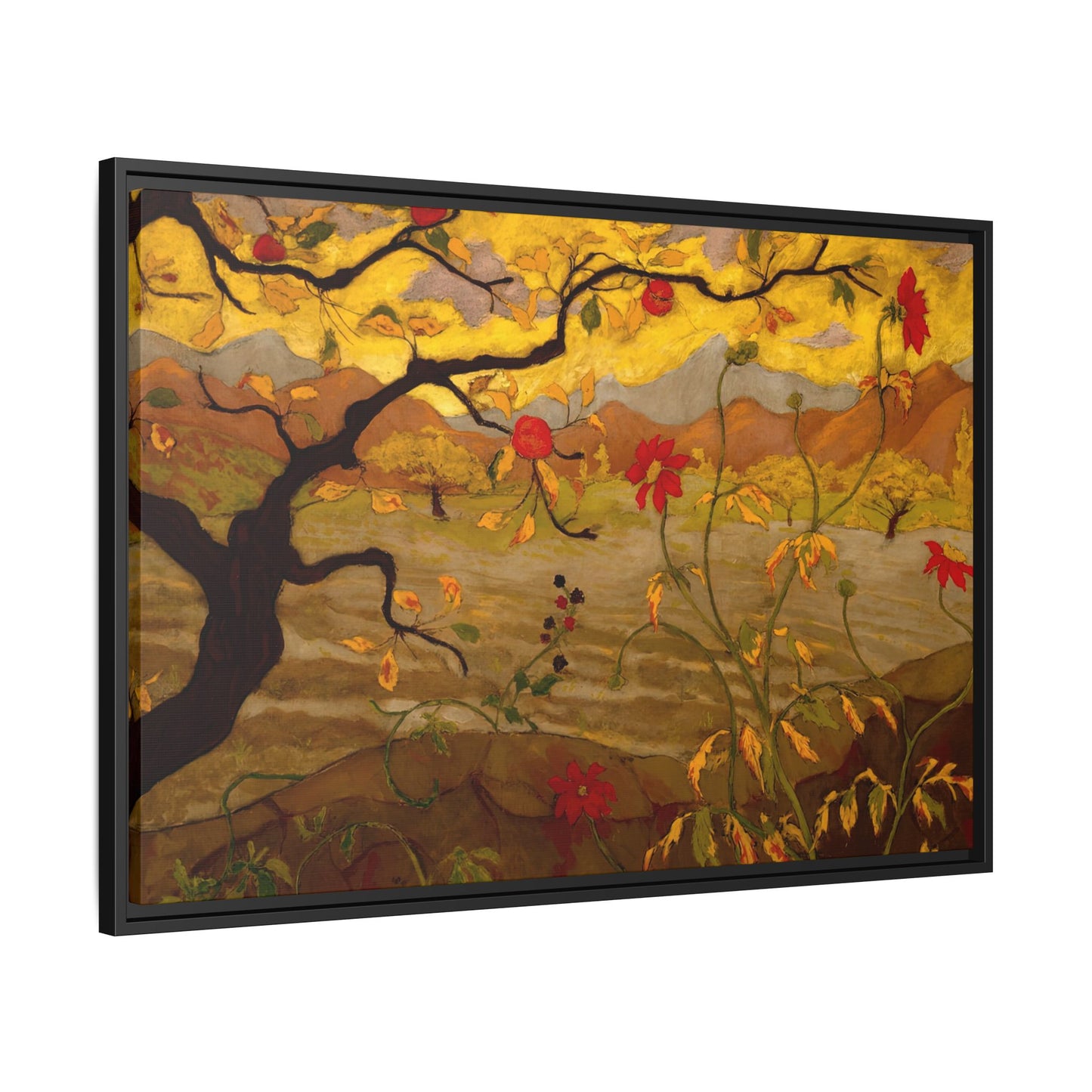 Ranson, Paul - Apple Tree with Red Fruit (1902) - Matte Canvas, Framed