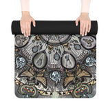 Memento Mori Mandala - Rubber Yoga Mat
