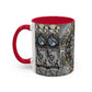 Pacio, Adam - Memento Mori Mandala - Colorful Accent Mugs