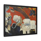 Gauguin, Paul - Vision of the Sermon (Jacob Wrestling with the Angel) (1888) - Matte Canvas, Framed