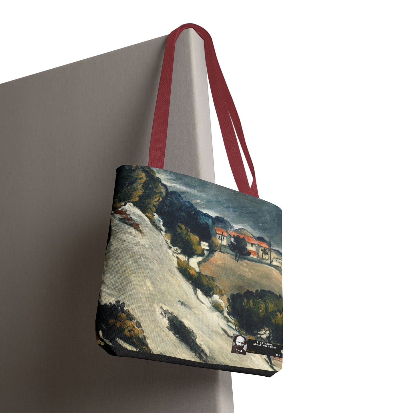 Cézanne, Paul - L’Estaque, Melting Snow (1870) - Tote Bag