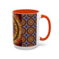 Pacio, Adam - Solar Disc Mandala - Colorful Accent Mugs